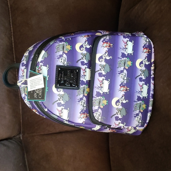 NWT Nightmare Before Christmas Loungefly Backpack - Picture 1 of 6